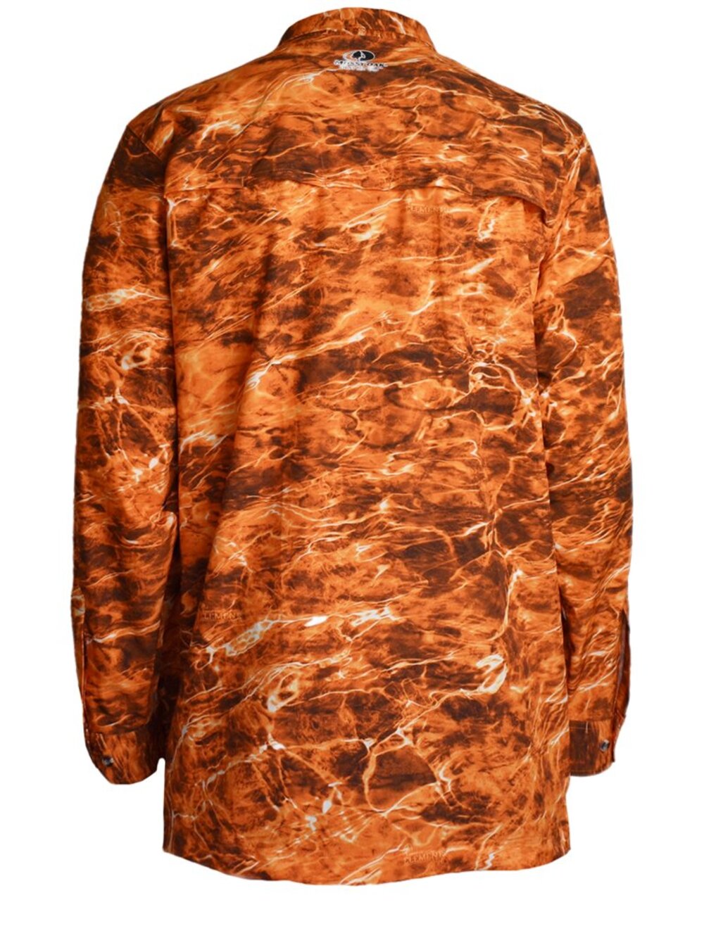 MOSSY OAK Men’s Shirt Adjustable Long Sleeve UV Protection Campfire Size XL NEW - Picture 5 of 8